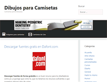 Tablet Screenshot of dibujosparacamisetas.com